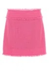 Dolce & Gabbana Women Fuchsia Tweed Mini Skirt