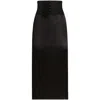Dolce & Gabbana Skirt With Corset-style Detail In Black