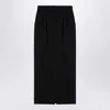 Dolce & Gabbana Black Gabardine Wool Pencil Skirt In Black