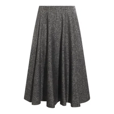 Dolce & Gabbana Skirts Blacks And Greys In Gray
