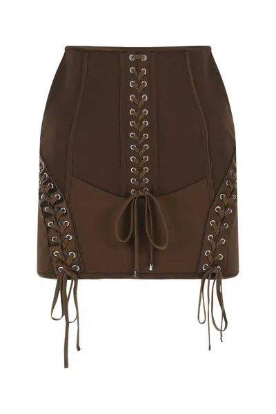 Dolce & Gabbana Skirts In Brown