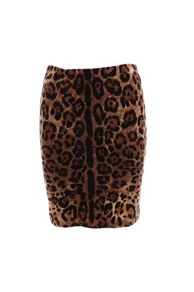 Dolce & Gabbana Skirts In Animal Print