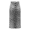 Dolce & Gabbana Charmeuse Midi Pencil Skirt In Brown