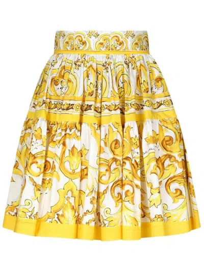Dolce & Gabbana Skirts In Yellow