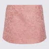 Dolce & Gabbana Pink Cotton Skirt In Pink