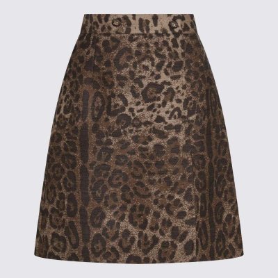 Dolce & Gabbana Skirts In Brown