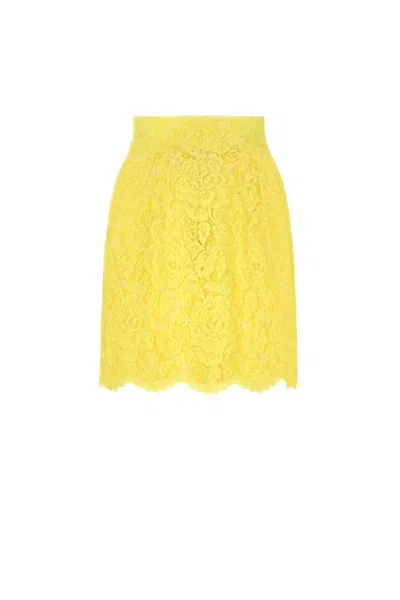Dolce & Gabbana Skirts In Yellow