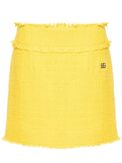 Dolce & Gabbana Skirts In Yellow