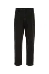 Dolce & Gabbana Cotton Trousers With Belt Loops And Pockets In Nero