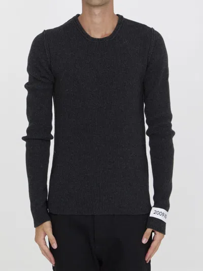 Dolce & Gabbana Slate Wool Blend Sweater