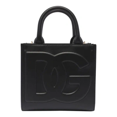 Dolce & Gabbana Beige Dg Daily Tote Handbag For Everyday Wear In Brown