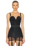 Dolce & Gabbana Sleeveless Bodysuit In Black