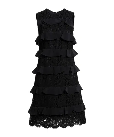 Dolce & Gabbana Sleeveless Color-blocked Maxi Dress In Black