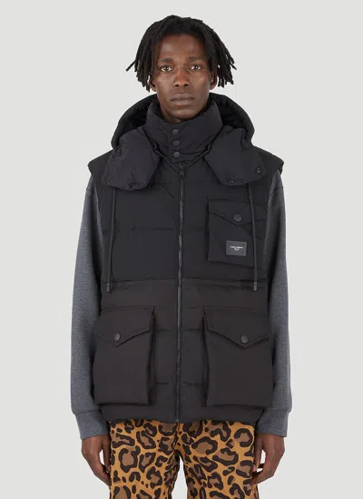 DOLCE & GABBANA SLEEVELESS DOWN JACKET