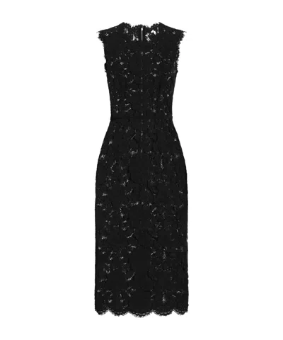Dolce & Gabbana Sleeveless Dress In Black