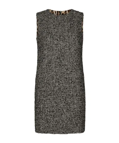 Dolce & Gabbana Sleeveless Dress In Multicolor