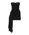 Dolce & Gabbana Corset-detail Mini Dress In Black