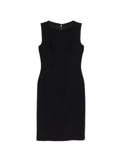 Pre-owned Dolce & Gabbana Sleeveless Dress In Black