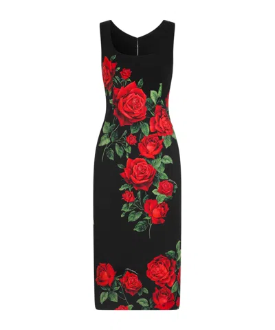 Dolce & Gabbana Sleeveless Dress In Black