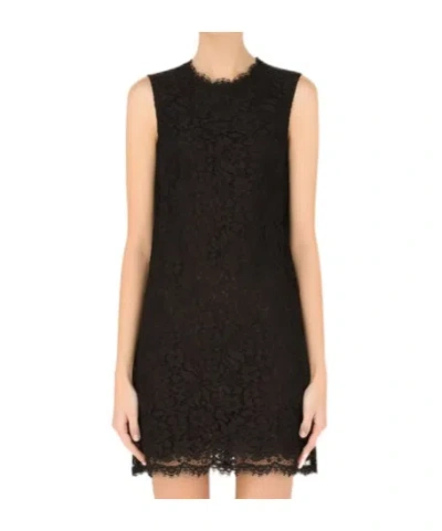 Dolce & Gabbana Sleeveless Dress In Black