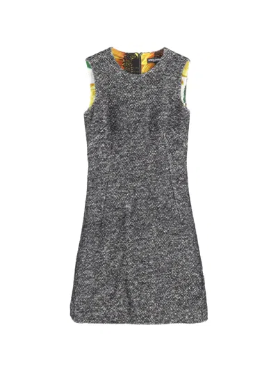 Pre-owned Dolce & Gabbana Sleeveless Dress In Gray