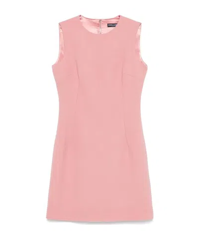 Dolce & Gabbana Sleeveless Dress In Pink