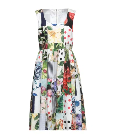 Dolce & Gabbana Sleeveless Dress In Multi