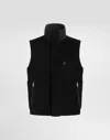 Dolce & Gabbana Sleeveless Fine-wale Corduroy Gilet In Black