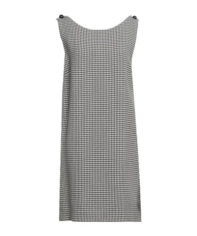 Dolce & Gabbana Sleeveless Flared Skirt In Gray