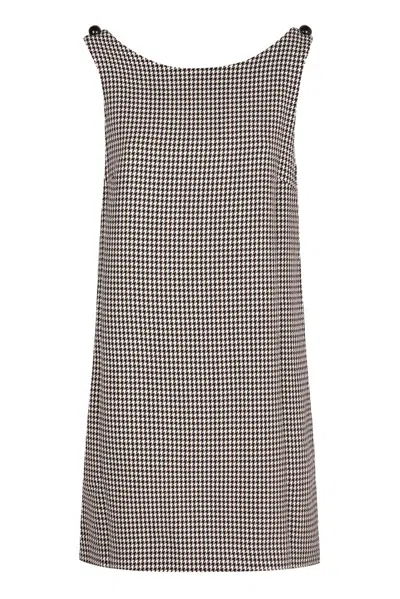 Dolce & Gabbana Virgin Wool Dress In Multi