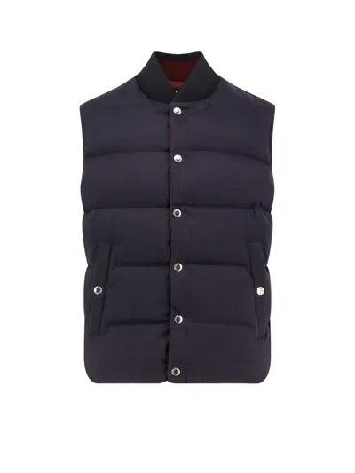 DOLCE & GABBANA SLEEVELESS JACKET IN COTTON AND VISCOSE