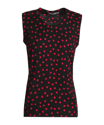 Dolce & Gabbana Sleeveless Jumpers In Multi