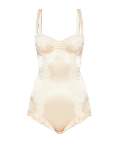 Dolce & Gabbana Sleeveless Jumpsuit In White