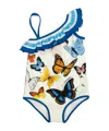 Dolce & Gabbana Sleeveless One Piece Swimsuit In White