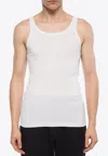 Dolce & Gabbana Jersey Tank Top In White