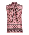 Dolce & Gabbana Sleeveless Shirt In Pink