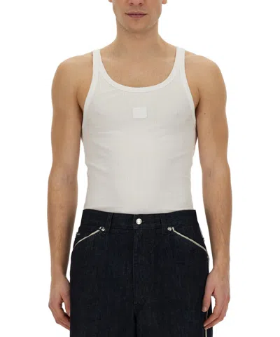 Dolce & Gabbana Sleeveless T-shirt In White