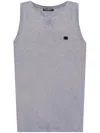 Dolce & Gabbana Sleeveless T-shirt In Grey