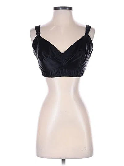 Pre-owned Dolce & Gabbana Sleeveless Top Black Sweetheart Neckline Tops
