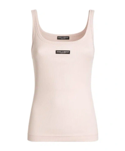 Dolce & Gabbana Sleeveless Top In Pink