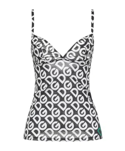 Dolce & Gabbana Sleeveless Top In Black