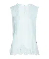 Dolce & Gabbana Sleeveless Top In Blue