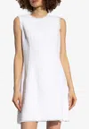 Dolce & Gabbana Tweed Sleeveless Minidress In White