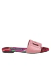 DOLCE & GABBANA DOLCE & GABBANA SLIDE IN PERFORATED LEATHER