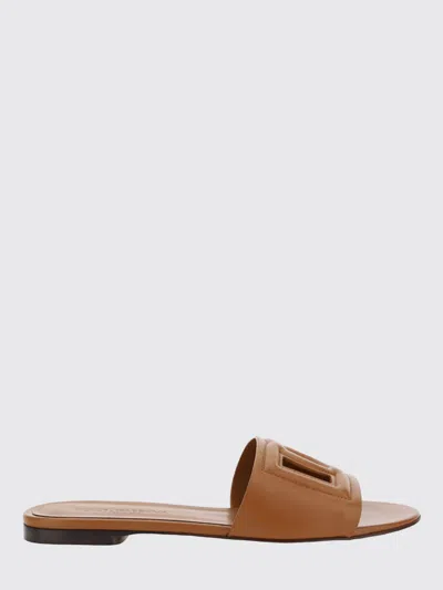 DOLCE & GABBANA DOLCE &AMP; GABBANA DG DOLCE & GABBANA MULES IN LEATHER