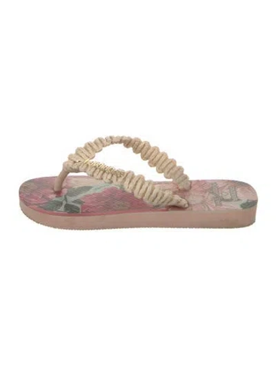 Pre-owned Dolce & Gabbana Slides In Pink