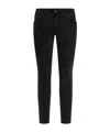 Dolce & Gabbana Black Regular Flat Front Pants In Black