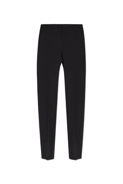 Dolce & Gabbana Slim Cut Pants In Black