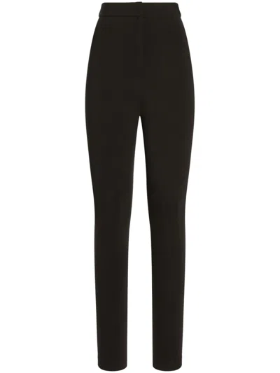 Dolce & Gabbana Slim-cut Tailored Trousers In Black
