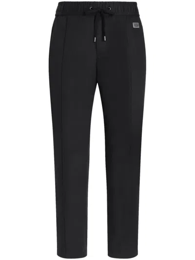 Dolce & Gabbana Slim-cut Trousers In Black